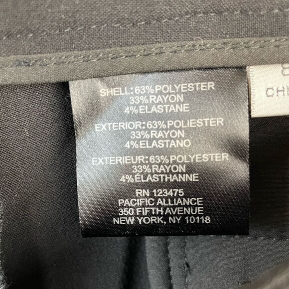 NWT Tahari Alyssa Slim Leg Dress Pants Size 8 - Picture 8 of 8